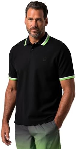JP 1880 Herren große Größen Übergrößen Menswear L-8XL JP1880 Poloshirt FLEXNAMIC, Halbarm, bis 8 XL