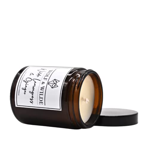 Wolf & Wilde Duftkerze mit Zitronengras und Ingwer, 180 ml Cover