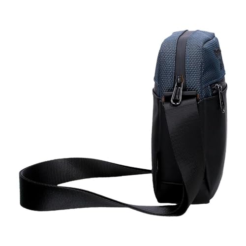 Reebok Roger Shoulder Bag Blue 15x19.5x6 cm Polyester with Faux Leather Details by Joumma Bags by Joumma Bags, Blue, Shoulder Bag, Blue, shoulder bag2