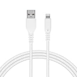 オウルテック 超タフ ライトニングケーブル 2ｍ MFi認証 急速充電 2.4A データ転送 480Mbps 耐屈曲10万回以上 iPhone/iPad/AirPods/AirPods Pro 各種対応 【WEBショップ限定/エコパッケージ版】ブラック ホワイト OEC-CBA4LA20-WH