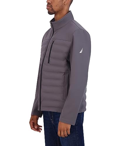Image of Nautica Men's Lightweight Softshell Jacket - Bonded Fleece Lining, Regular, Big & Tall Sizes