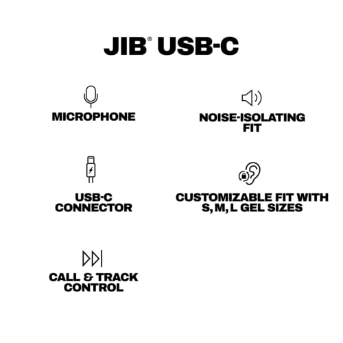 Skullcandy Jib USB-C Wired Earbuds with Noise Isolating Fit - Bone - image 5