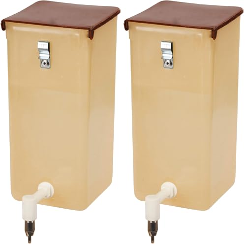 Kerbl 74160 Abreuvoir pour Lapins Spécial 1000 ML, Marron (Lot de 2)