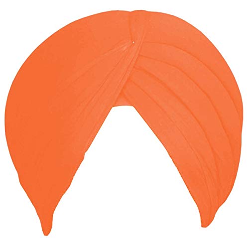 Image of BISMAADH Sikh /Punjabi Traditional PAGRI, DASTAAR, Full Voile MADHURANI DASHMESH PAGREE Turban