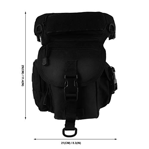 BESPORTBLE Pochete masculina pochete com perna caída, bolsa para coxas, motociclismo, andar à prova