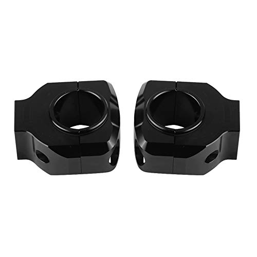 Abrazadera de manillar de moto universal de 28 mm Qqmora, elevador de aleación de aluminio 7