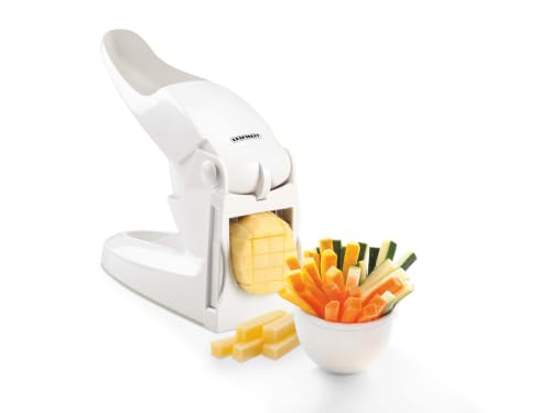Leifheit Coupe-Frites, avec 2 jeux de lames, Coupe-Légumes antidérapant