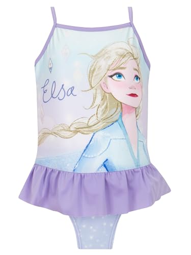 Disney Swimsuit | Girls Frozen Bathing Suit | Elsa Swimming Suit for Girls | Blue 8