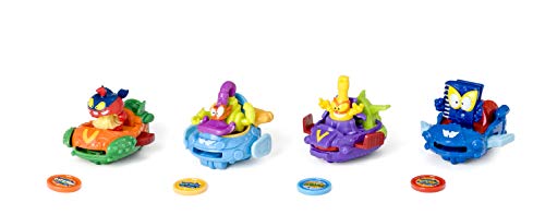 Rivals of Kaboom PSZ4D824IN00 SuperZings, Serie 4, Display Mini Vehiculos, 24 Vehículos Blasterjet con Figuras