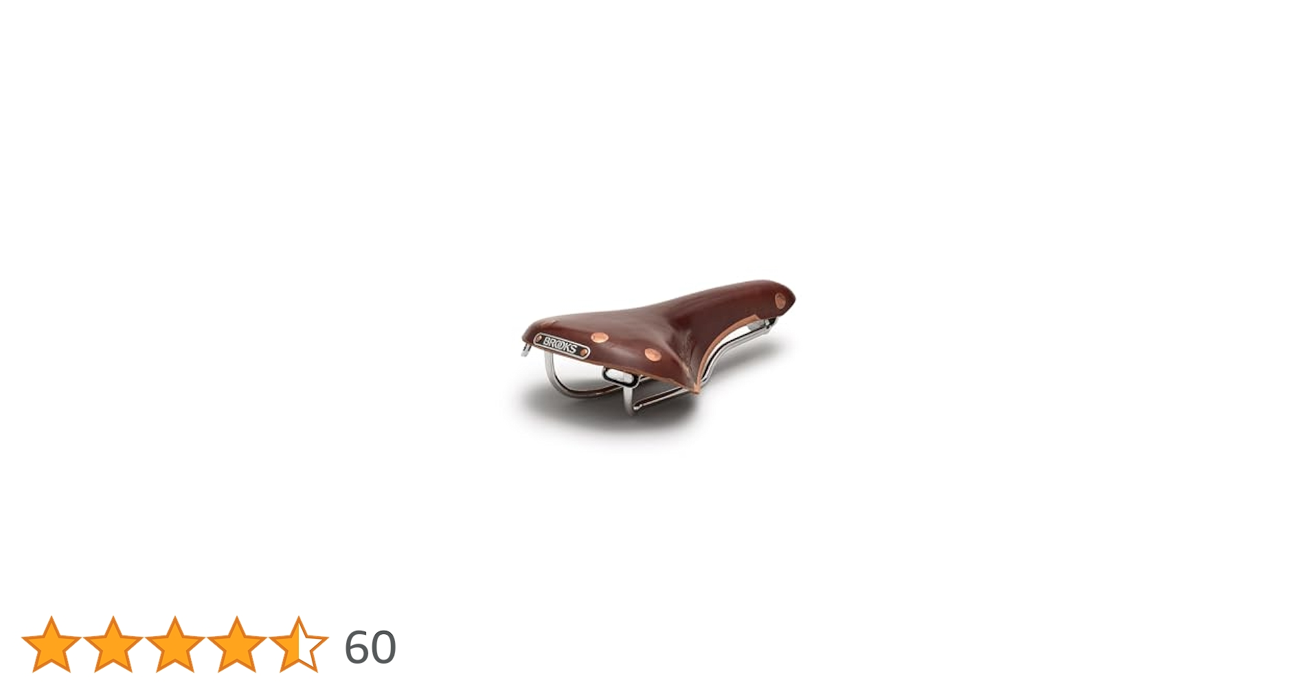 Amazon | BROOKS(ブルックス) レザーサドル 細身で美しいクロム
