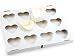 Produktbild Herzform-Cupcakes weiß mit Backtray