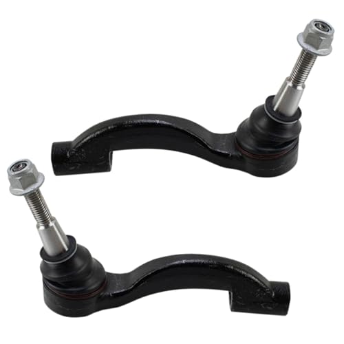 Image of Detroit Axle - RWD 8pc Front End Kit for 2013 2014 2015 2016 2017 2018 2019 Cadillac ATS, 2 Lower Forward Control Arms with Ball Joint 4 Outer Inner Tie Rods 2 Sway Bars Replacement