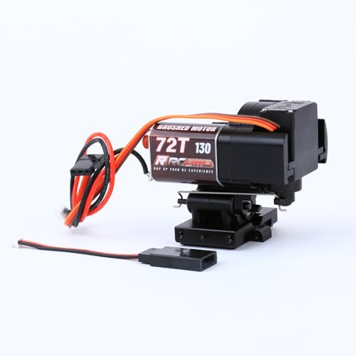 RCAWD Full Metal 2-Speed Transmission Gearbox with Base