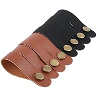 Durable material: The leather guitar neck strap button is made of high-quality PU leather and stainless steel metal buckle, which is strong and wear-resistant, ensuring that the guitar neck strap is not easy to deform or break after long-term use, an...