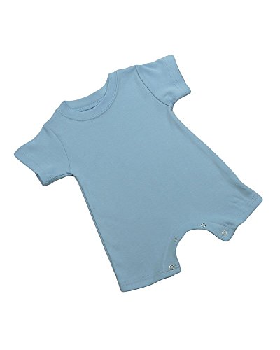 Monag Boys, Girls, Short Sleeve Romper, Infant (18-24M, Sky)