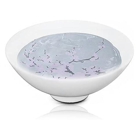 Farbwechsel-Teetasse, Pflaumenblüten-Keramik-Temperaturänderungs-Farbbecher Kirsche Pfirsich Pflaumen-Sake-Set Weinset Cover