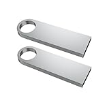 ABLAZE USBメモリ 128GB 2本セット 金属製 防水 USB3.0 フラッシュドライブ キーチェーン付き データ保存用（無地USBメモリ）