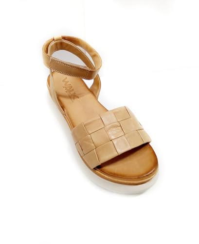 Sandale compensée femme Melluso K55161 avec bride stretch cheville pour marche sans douleur