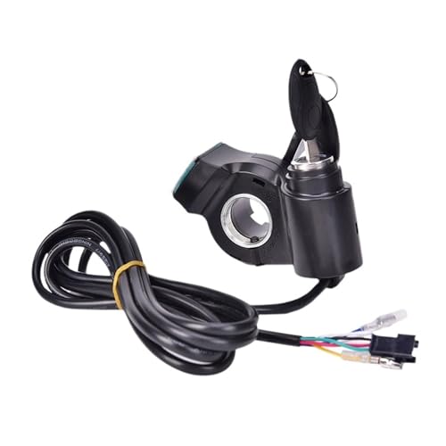 Accélérateur de pouce pour vélo électrique avec écran LCD et clé d'allumage