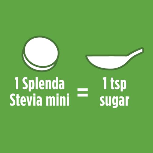 SPLENDA Stevia No Calorie Sweetener, No Erythritol, Sweet Mini Dissolvable Tablets, 80 Count