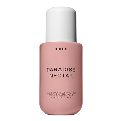 Image of PHLUR Paradise Nectar Body Mist, 8 Fl Oz - Hair and Body Perfume | Tropical Floral Body Spray Fresh Fragrance with Black Currant, Mandarin, Lotus Flower & Amber Woods