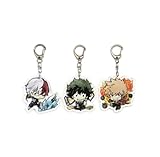 EBTY DREAMS Inc. - Set of 3 Hero Academia Acrylic Keychain Izuku Midoriya (Deku), Katsuki Bakugou, Shoto Todoroki v10