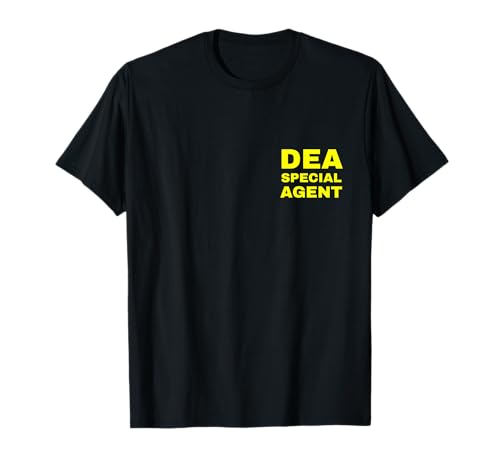 Agente Especial de la DEA Administración de Control de Drogas FRONT SIDE Camiseta