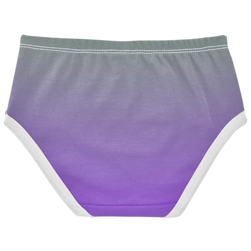 Joisal Dinosaur Green Blue Violet Gradient Little Girl Panties Toddlers Underwear Floral Cotton Cartoon Undies Kids Briefs 2t2