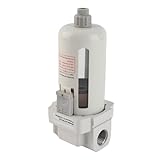 G1/2 Industrial Compressed Air Filter Pressure Regulator with Automatic Drain 5μm Filtration 0.1 to 0.85 MPa for Air Compressor Piping System