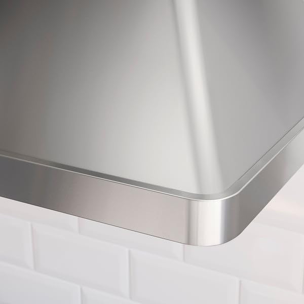 NILSBYN - Campana extractora de pared, acero inoxidable 300, 60 cm