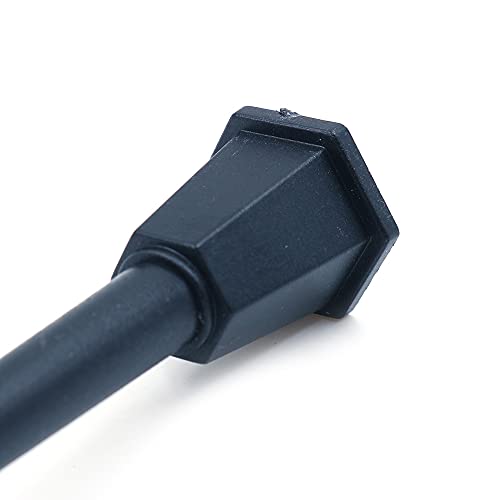 CENPEK Mini-Straßenlaterne für Modelleisenbahn, Zug, Lampe, Pfahl, Laterne, Pfosten für Puppenhaus, Mikro-Landschaft, Feengarten, Zubehör, 6 Stück