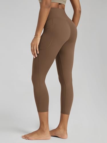 Image of ODODOS Buttery Soft Lounge Yoga Leggings with Pockets for Women 23 inch / 25 inch /28 inch High Waist Yoga Pants