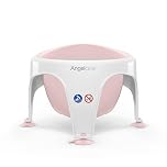 Angelcare - Baby Bath Seat - Soft Touch Support - Water Level Indicator - Fixation by Suction Cups - Pink