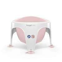 Angelcare - Baby Bath Seat - Soft Touch Support - Water Level Indicator - Fixation by Suction Cups - Pink