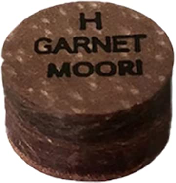 Moori Pool Cue Tip (Jewel Series 14mm Garnet Hard(H))