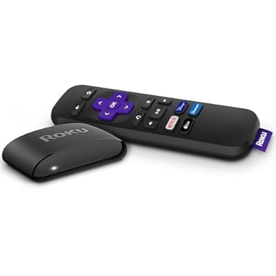 Roku Express | HD Roku Streaming Device with Standard Remote (no TV controls), Free & Live TV