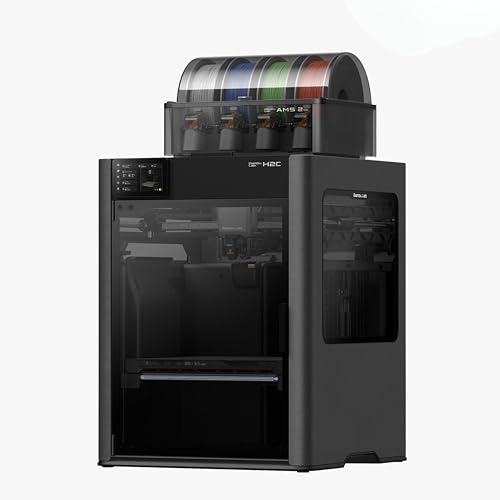 Image of Bambu Lab H2C AMS Combo 3D Printer with Automatic Material System, High-Speed CoreXY 3D Printer, Multi-Material Printing.