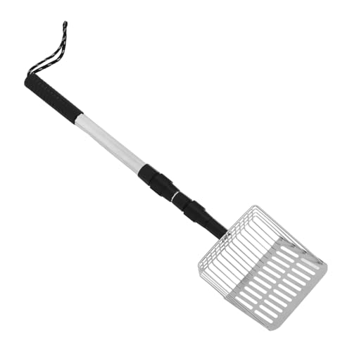 HOLIDYOYO Home Litter Scoop for Cats Small Wide Mouth Practical Stainless Steel Easy to Use