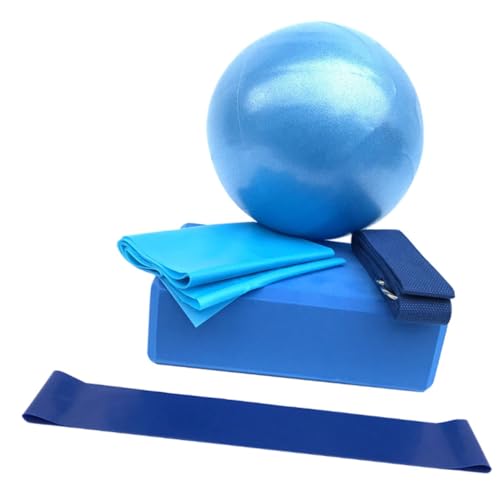 BRIGHTFUFU 1 Set Yoga Ball Set Fish Hook Remover Handstand Blocks Pilates Ball Yoga Accessories for Women Portable Core Ball Yoga Stuff Yoga Wrist Support Wristband Fitness Multipurpose PVC