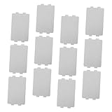 VALICLUD 12 Blatt Teiliges Hitzebeständiges Mica isolationsset Mikrowellen Zubehör Mica platten Ofen Isolierplatten Ölresistent Schneidbar für Haushalt und Hotelgeräte