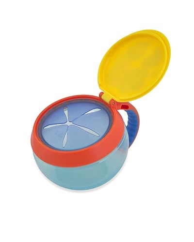 Image of Skip Hop x Blippi & Meekah Baby Snack Container Mealtime Snack Cup, BPA-Free & Phthalate-Free, Holds 7.5oz. Age 12m+