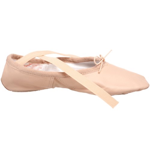 SANSHA Pantufa de balé de couro Silhouette, rosa, 6