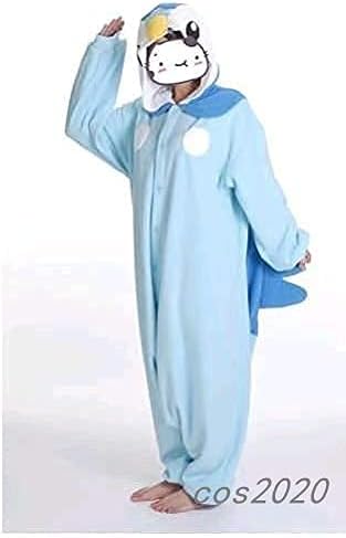 Amazon 小笨康 コスプレ専線 ポッチャマ フリース 着ぐるみ アニメ キャラクター ポケモン ポケットモンスター 着ぐるみ パジャマ オーダーメイド コスプレ 仮装 通販