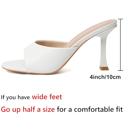 Image of Mostrin Kitten Heels for Women Round Toe Heels With Bow Vintage Mules Sexy Slip on Stiletto Backless Sandals for Party Daily