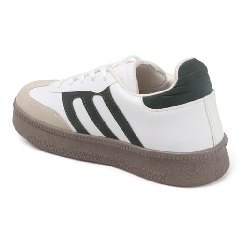 Image of Vendoz Women Sneaker | Cushioned Insole for Comfort | Stylish Lace-Up Design | Lightweigh & Perfect for Casual Outfit for Girls CNV7030