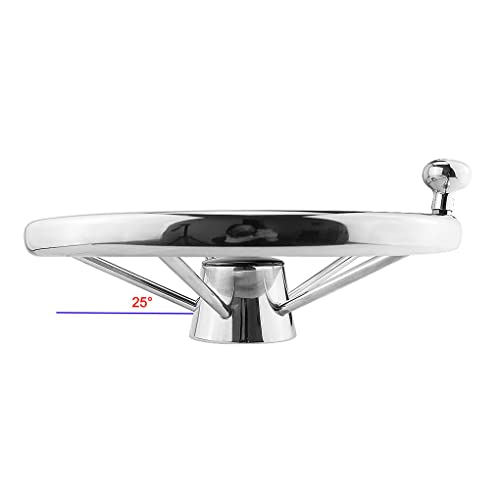 Generic Rvs Boot Stuurwiel 3/4-inch As 342mm Outdoor Roeiboten Zeilboot Hardware Benodigdheden met Center Cap - Image 7