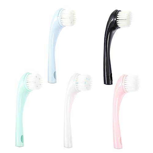 NULYLU Deep Cleaning Face Scrubbers 5pcs Gentle Facial Cleansing Brush Set Face Exfoliating Tool