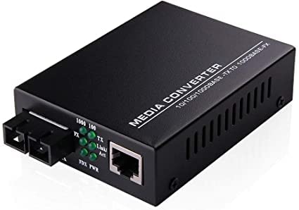 Hanutech Ethernet To Fiber Media Converter 10/100/1000Mbps, Single Mode Dual Fiber Gigabit Transceiver, 10/100/1000Mbps SMSF Up to 20KM (B09SB3QN7J) Amazon Price History, Amazon Price Tracker