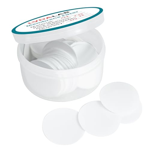 Image of 200Pcs /Pack MCE Membrane Filters, Round Mixed Cellulose Esters Lab Filter Paper, Hydrophilic Filter Paper 0.45m Pore Size, 25mm Diameter,Non Sterile