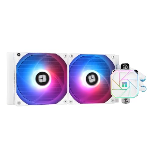 Thermalright TR AQUA ELITE 240 Raffreddatore per CPU liquido V3,doppia ventola per PWM ARGB con cuscinetti S-FDB,pompa efficiente controllata da PWM,per AMD/AM4/AM5,Intel LGA115X/1200/1700/1851